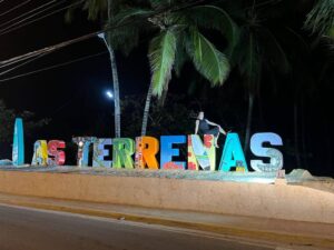 Las Terrenas city sign